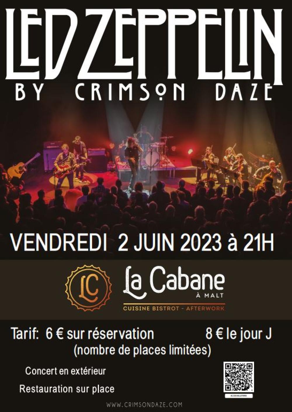 Notre sponsor La Cabane à Malt, organise un concert le vendredi 02 juin 2023 à 21h